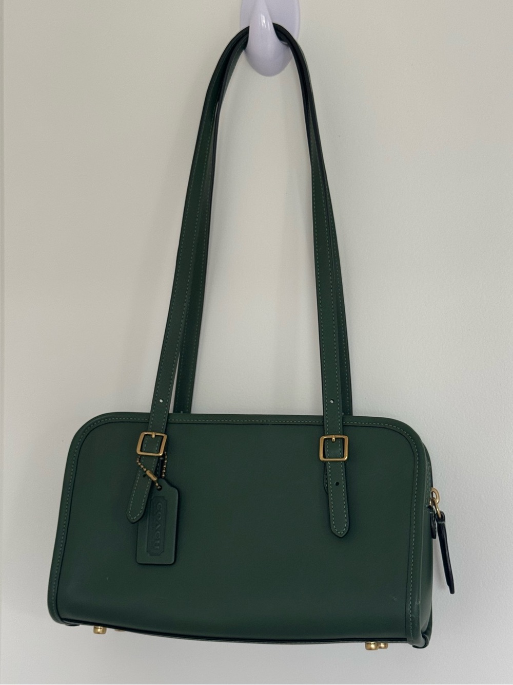 Coach Hunter Green Swing Zip Shoulder Bag - Picture 2 of 7